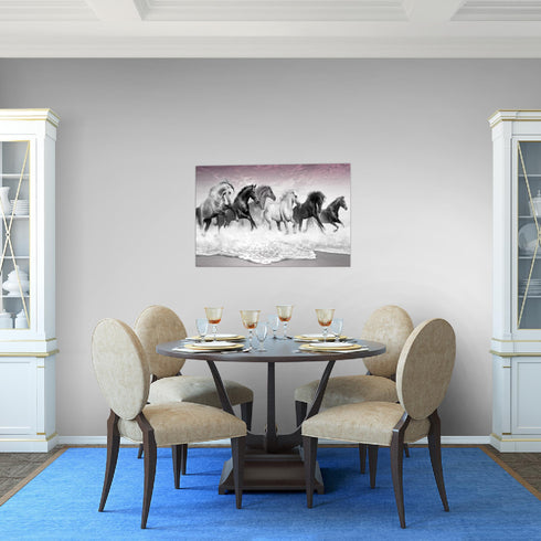 Wandbilder Wohnzimmer XXL Pferde Moderne Bilder Tiere
